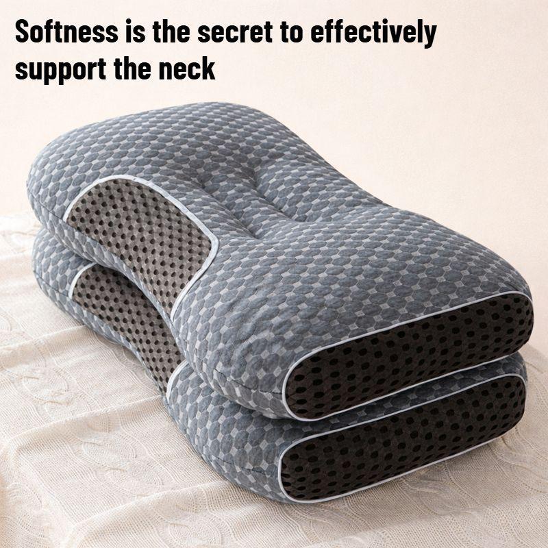 2 PCS Set 62x40cm Soft Neck Pillows Adjustable Ergonomic Support Design Premium Home Bedding Decor – Sleep Comfort, Modern Design, Upgraded Thickened 5-Star Hotel Quality – Non-Collapsing High Core for Deep Sleep
