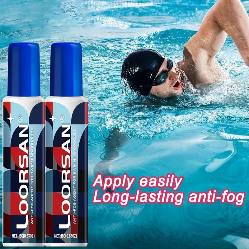 Anti-Fog Spray for Swimming Goggles, Fashion Glasses, and Diving Masks - Long-Lasting, Easy-to-Apply, White, Anti-Fog Coating for Enhanced Visibility, Diving Gear, and Sports Eyewear, Diving Gear Essentials, Sleek Bottle Des