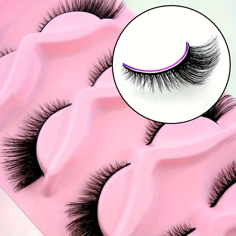 15 Pairs/3 Boxes of Cat-Eye False Eyelashes, Featuring Natural, Thick, And Dramatic Lashes. Made from 3D Synthetic Mink Material for Comfort, Reusable, with an Elongated Design at The Outer Corners for a Fox-Eye Effect