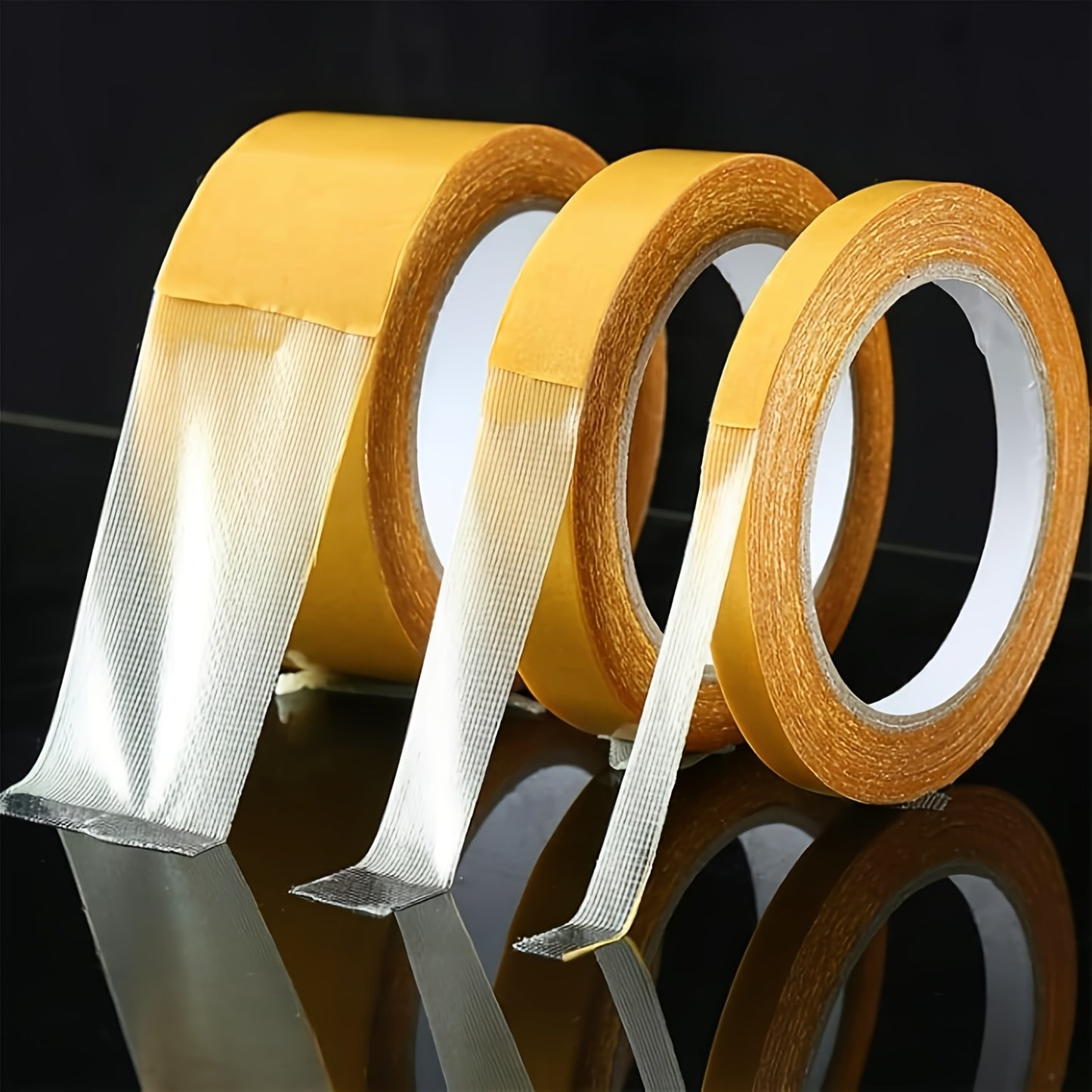 3 Rolls Set of Strong Adhesive Fabric Tape, No-Cut Multi-Purpose Seamless Hem Alteration Tape, Suitable for Fabric Clothing, No-Sew Self-Adhesive Fixing Patch