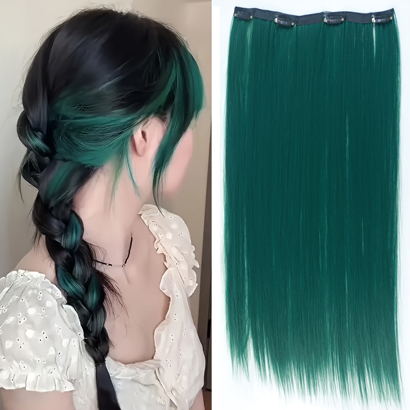 15 Colors 55.88cm Women's 22-Inch Long Curly Wave Synthetic Hair Wig - Brown/Red Blonde Purple/Pink/Pinkish-Red/Purple/Pink/Pinkish-Women Hair Extensions