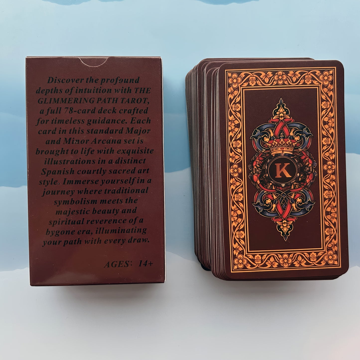 78 Cards English Tarot, Classic Deck Innovative Themed Illustrations, 11.99 x 6.99 cm cards, PDF English-Thai General Guide