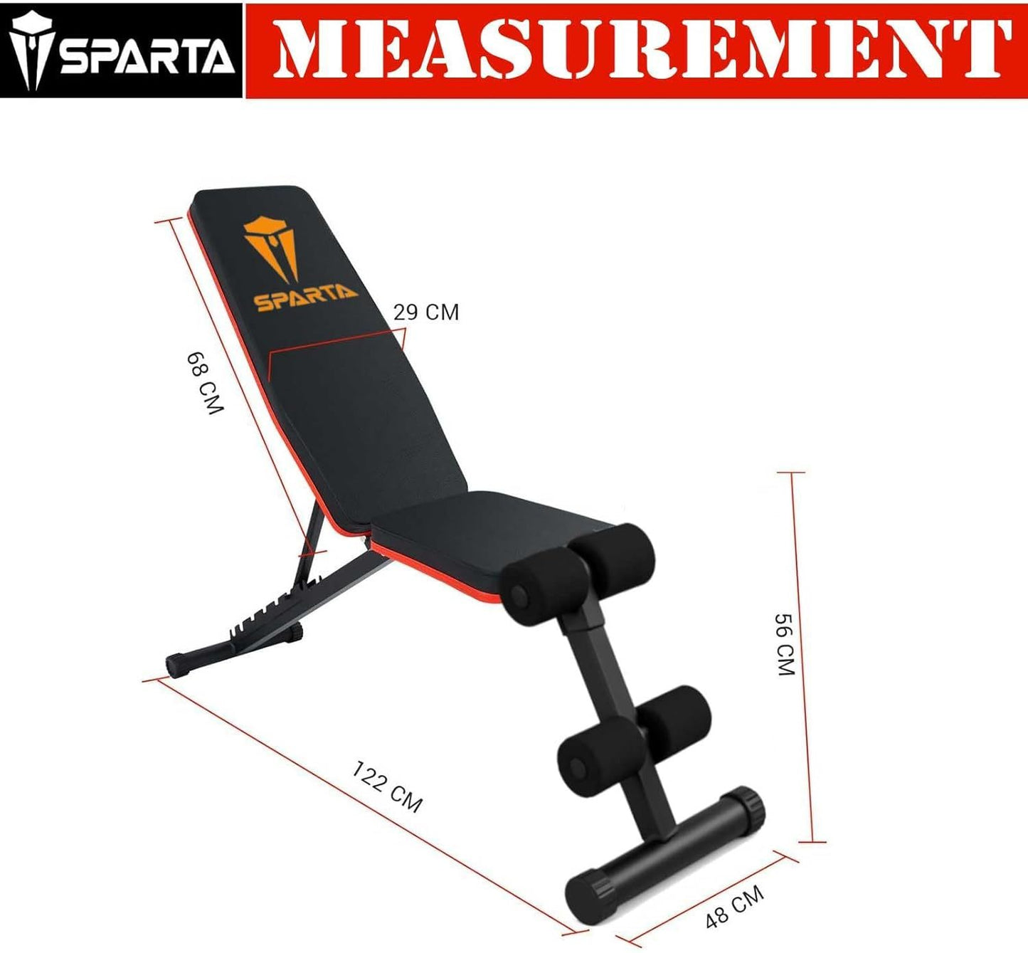 NEW Arrivals Adjustable Weight Bench Press – 7 Levels Backless Home Gym Bench for Incline, Decline, and Flat Workouts, Sit-Up & Ab Bench for Full Body Training, Strength Workouts, and Weightlifting