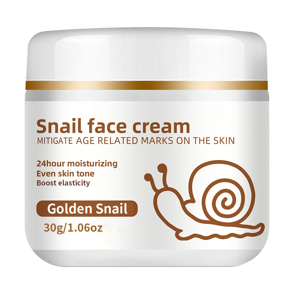 NEW 60G/ Snail Facial Cream Provides a Light Hydration Suitable for All Skin Types, Featuring a Gentle Feel And a Thick, Consistency That Is Neither Sticky Nor Heavy, Giving The Skin a Youthful Appearance