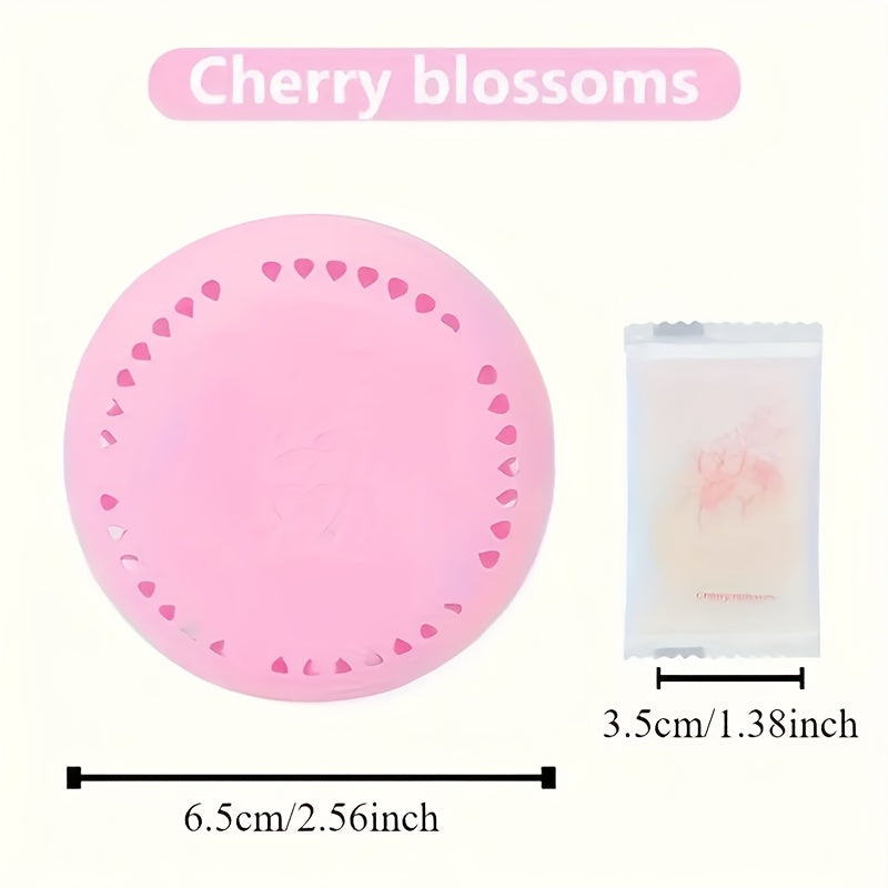 10 PCS Fragrances - Lavender, Cherry Blossom, Rose, Long-Lasting Deodorant, Solid Air Freshener Suitable for Bathroom, Bedroom, Car, And Home - Deodorizing for Cabinets And Toilets - Cleaning Supplies