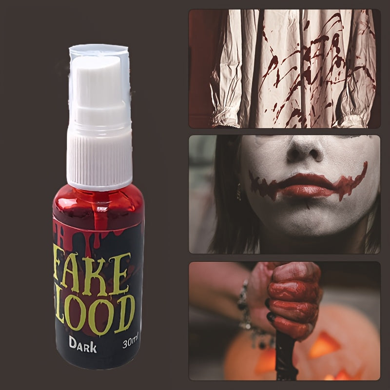 Halloween Party Makeup Fake Plasma Spray 30ml Cosmetics, Movie Props, Special Effects, Makeup, Festival Makeup, Easy to Use and Carry