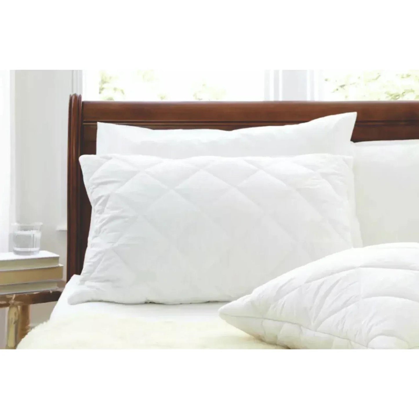 UK Made Single/Double/Super King Bamboo Quilted Waterproof Mattress Protectors Anti Bed Bug Protector, Allergen Protection, Easy To Clean, Soft Bamboo Material Home Bedding Supplies