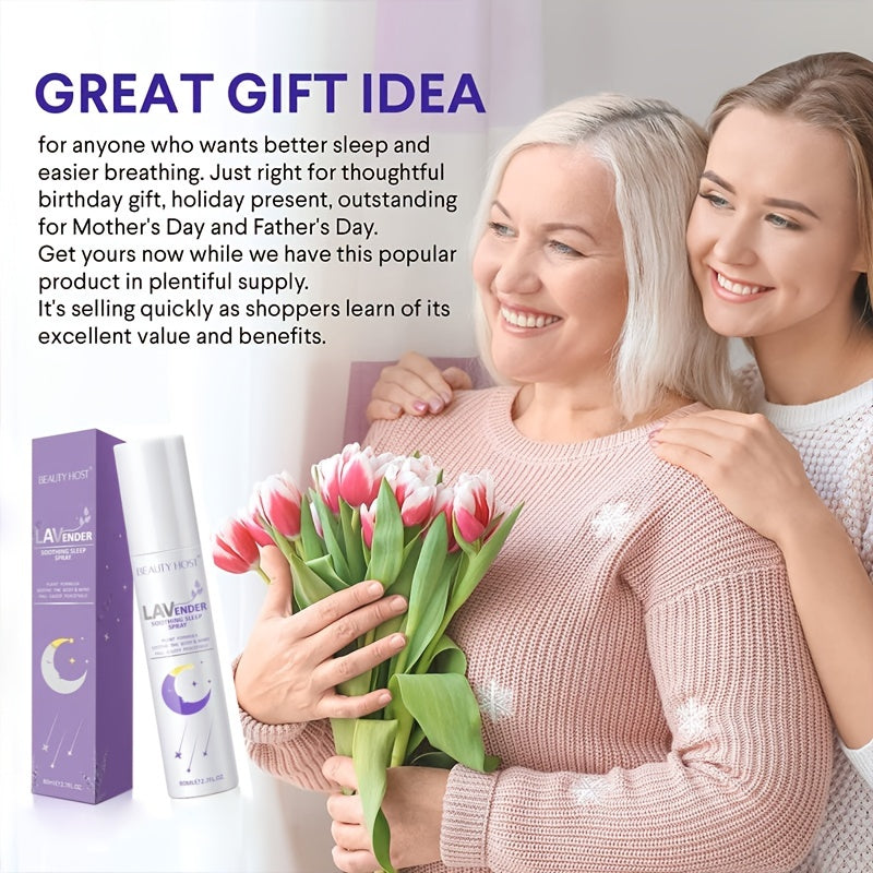 1pc Lavender Sleep Spray - Room Pillow Spray For Deep Sleep - 80ml Anti-Stress Relaxing Spray