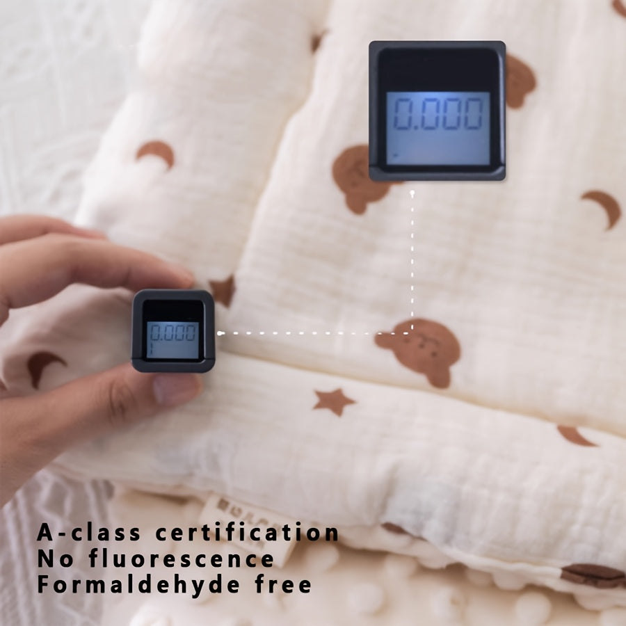 Fleece Material Stroller Pad, Super Comfortable Soft and Breathable for Indoor/Outdoor Use in 9 Scenarios – Baby Dining Carrier Cradle Swing Seat Accessory, 4 Season  Gift, Stroller Pad Cushion, Soft Thick Fleece Mat Stroll