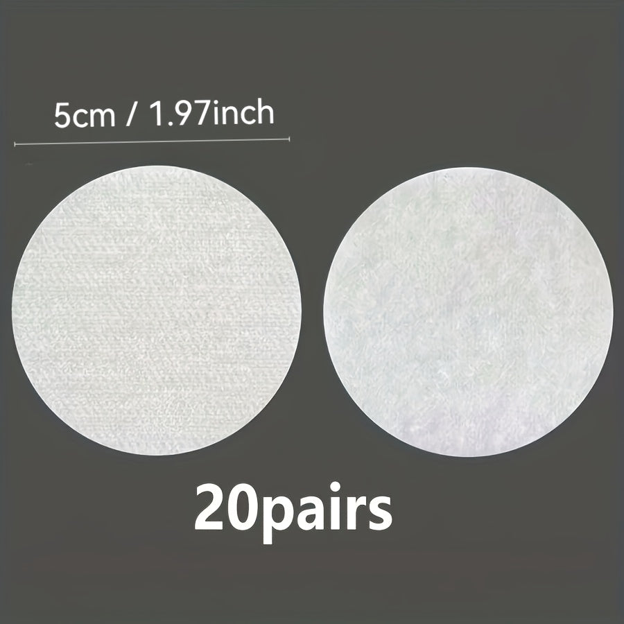 20 Pairs Set Non-Slip, Reusable Polyamide Adhesive Pads - Strong Grip for Mattresses, Sofas & Home Use, Durable & Easy to Apply, Ideal for Indoor Spaces, Sofa Grip Pads |Versatile Adhesive Pads| Durable Adhesive Pads, Sofa Gr