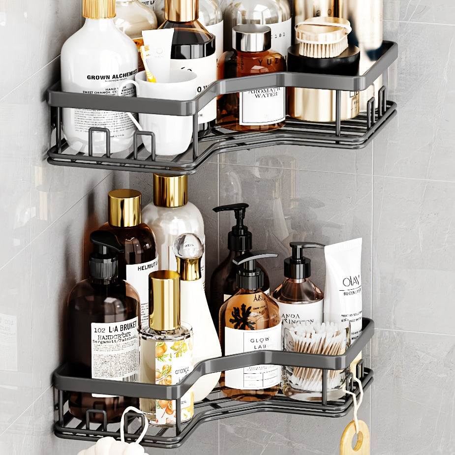 2pcs Bathroom Shelves