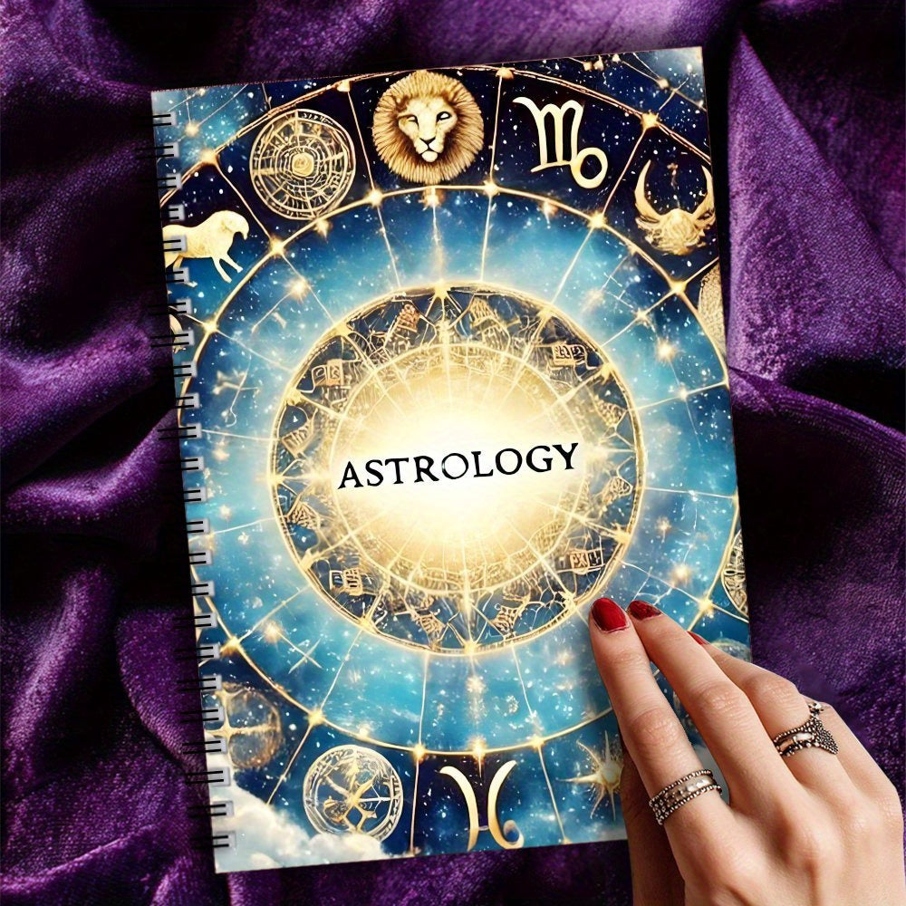 106 Pages Mystic Tarot Guide Book for Beginners - Full-Color Astrology-Themed Guide with Zodiac Symbols & Star Maps, 14.5x21cm, Includes   Detailed Card Meanings & Divination Basics, Perfect Gift for Tarot Lovers