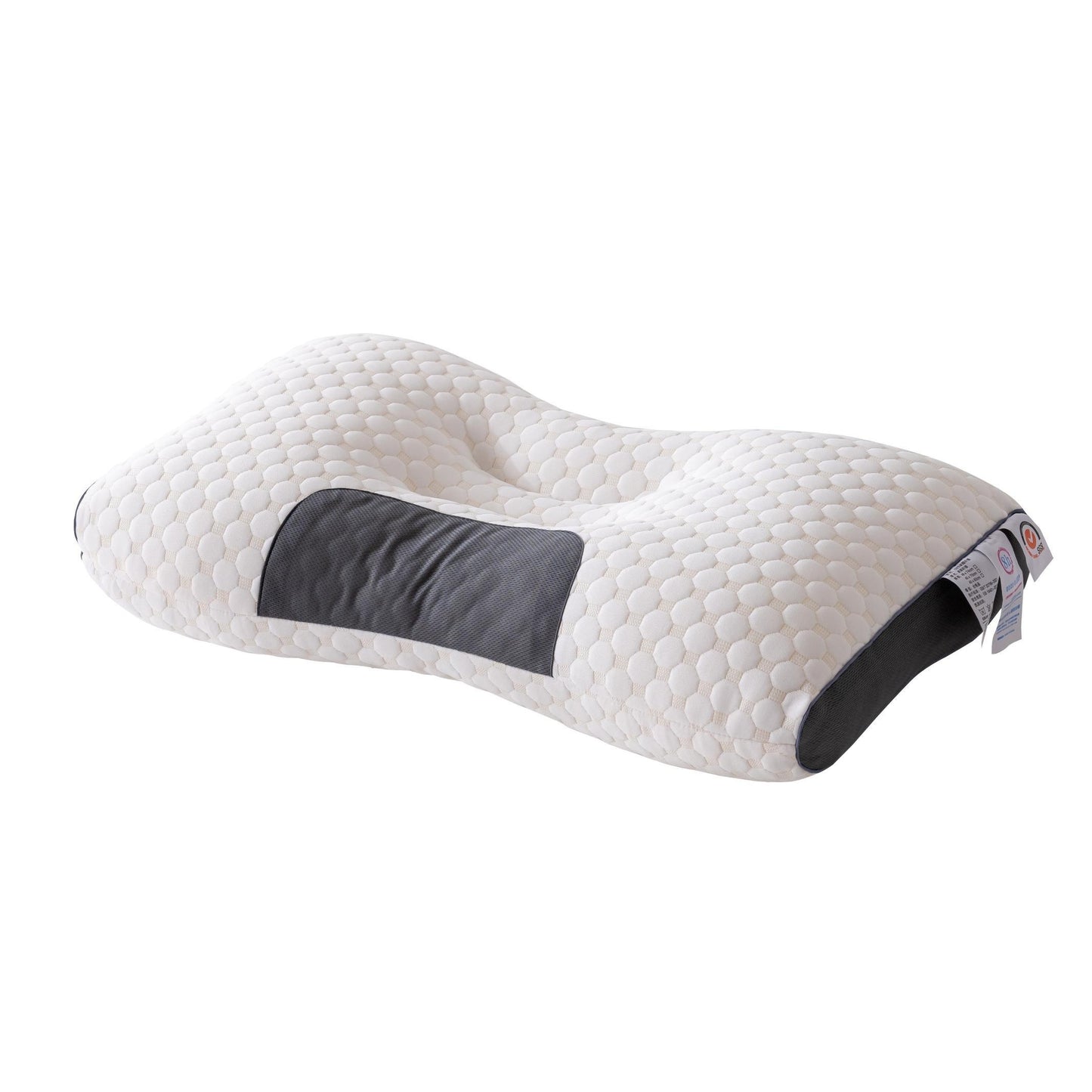 2PCS Set Neck Pillow, Suitable for Soft Sleep, Adjustable Ergonomic Contour Support Pillow, High-Quality Pillow Core, Detachable Pillowcase
