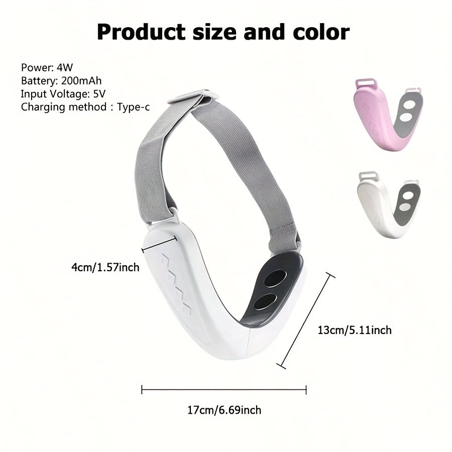 V-Shape Facial Massager, Smart Beauty Device for V-Line Face Lifting, 5 Modes & 12 Intensity Adjustments, Suitable for Travel, Home Use, Tool for Women, Suitable as a Holiday Gift