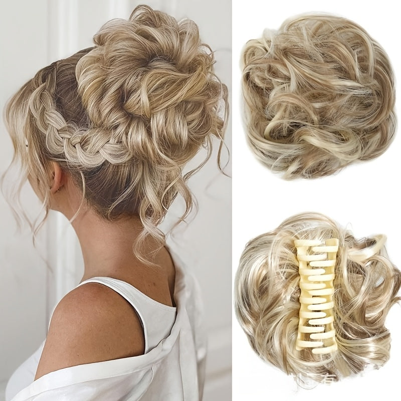 NEW Arrivals 6 Colors 6-inch Lazy Voluminous Ponytail Clip-in Wig | Fashionable Messy Bun Accessory, Quick Hairstyle Updated Trend Women's Wig Hair Care Accessories