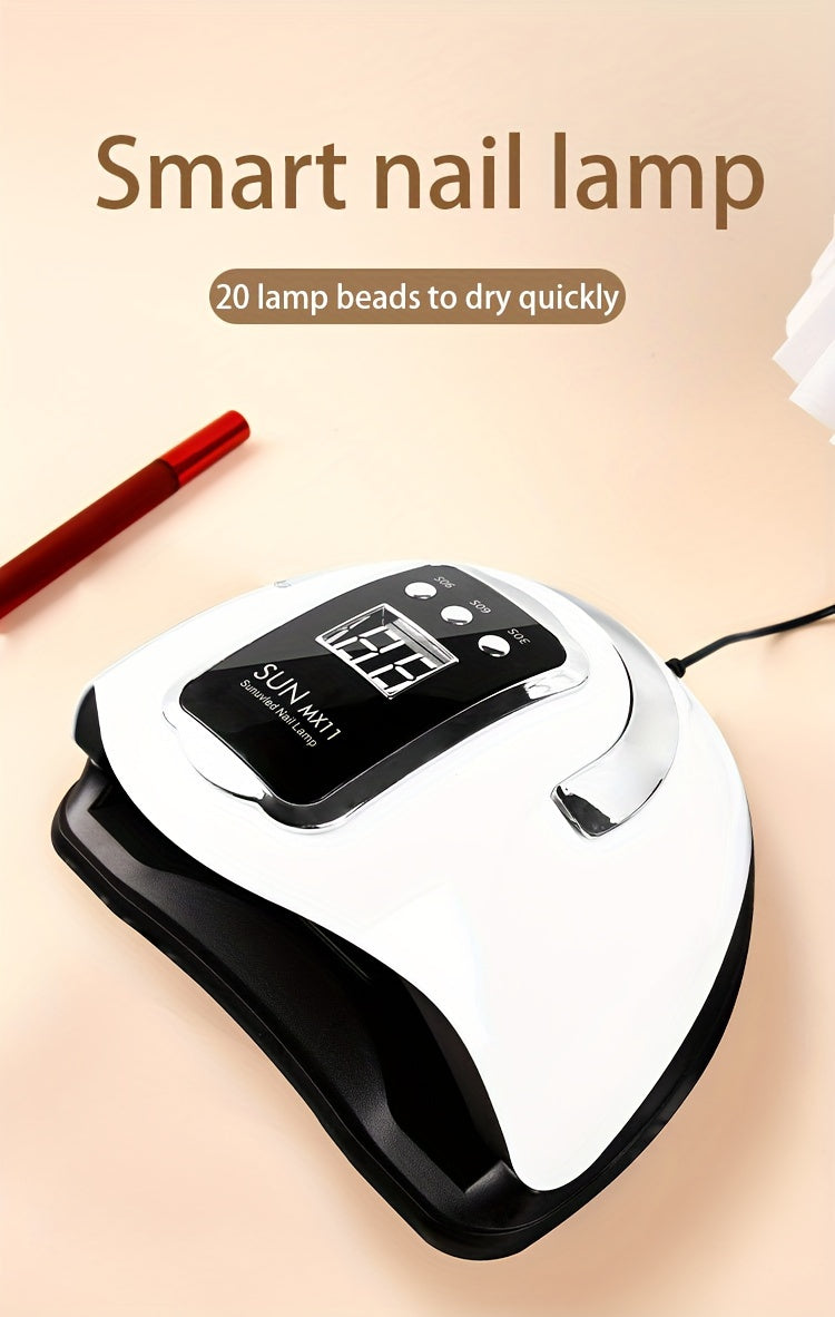 Professional Quick-Dry /LED Nail Lamp - /LED Light Machine for Fast Gel Polish, LCD Display & Operation (Adapter-Free) - & Salon Use, Low-Power /Blue Light for -Free Nail Hardening, No Odor