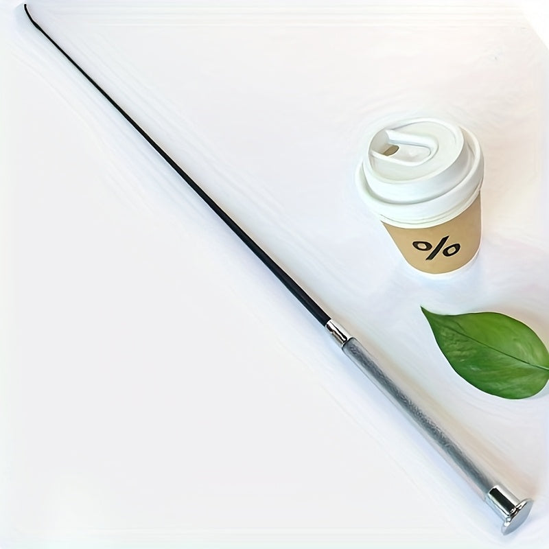 110cm 4 Colors Professional Elegant British-Style Horse Whip - Resin Material, with Golden Accents, Ideal for Riding, Training, and Wild Riding, Perfect Horse Riding Gear | Elegant Whip Design |