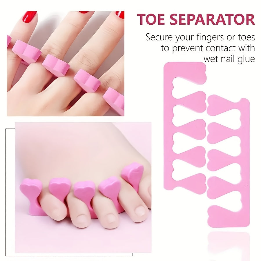 7-In-1 Nail Care Kit | Comes with a LED Lamp, Gel Nail Dryer, USB Nail Drill, Cuticle Pusher, Nail File, And Finger Separator - Perfect for Hand And Foot Treatments