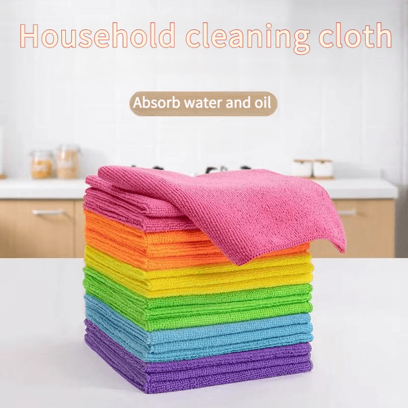 15 PCS Set Multi-Purpose Cleaning Towel Set, Reusable Quick-Drying Towels, Multi-Purpose Water Absorption| Home, Kitchen, Living Room, Bedroom, Bathroom Cars And Furniture Stain Removal Towels