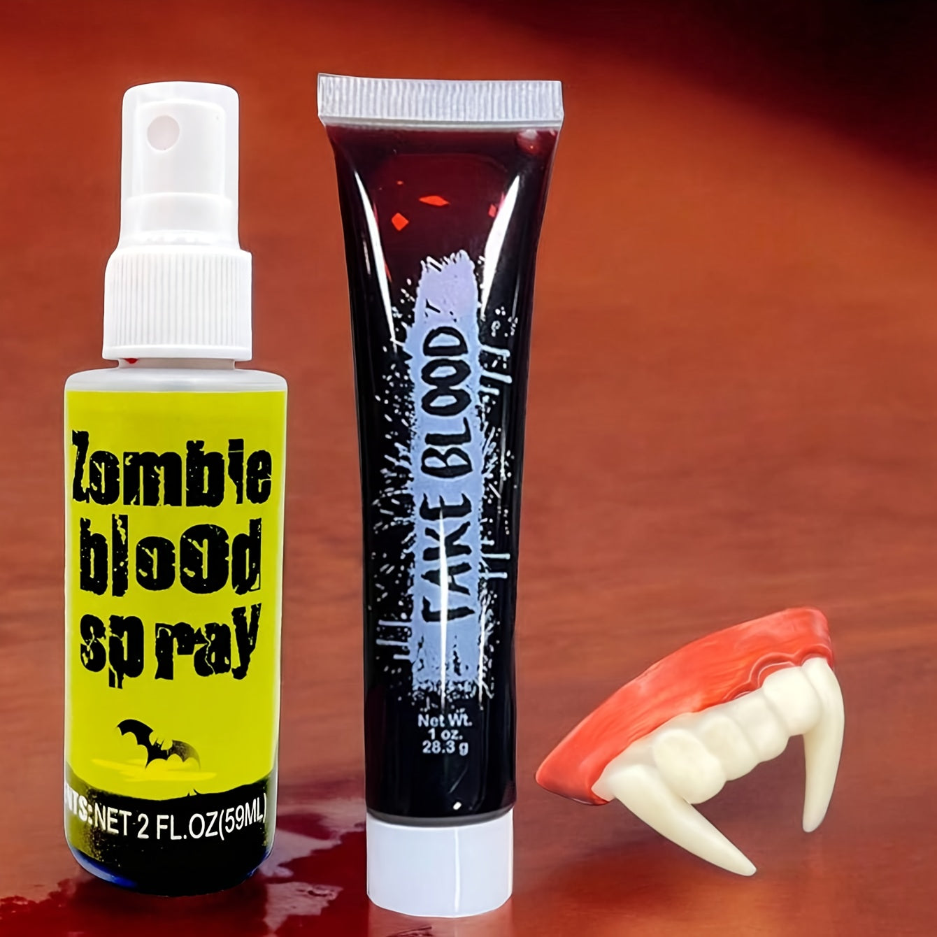 Halloween, April Fool's Day, Realistic Spray, Fake Blood Plasma, Film Props, Artificial Simulated Blood, Makeup Decorations for Horror, Prank Scare Props (Different Batches May Have Variations in Packaging)