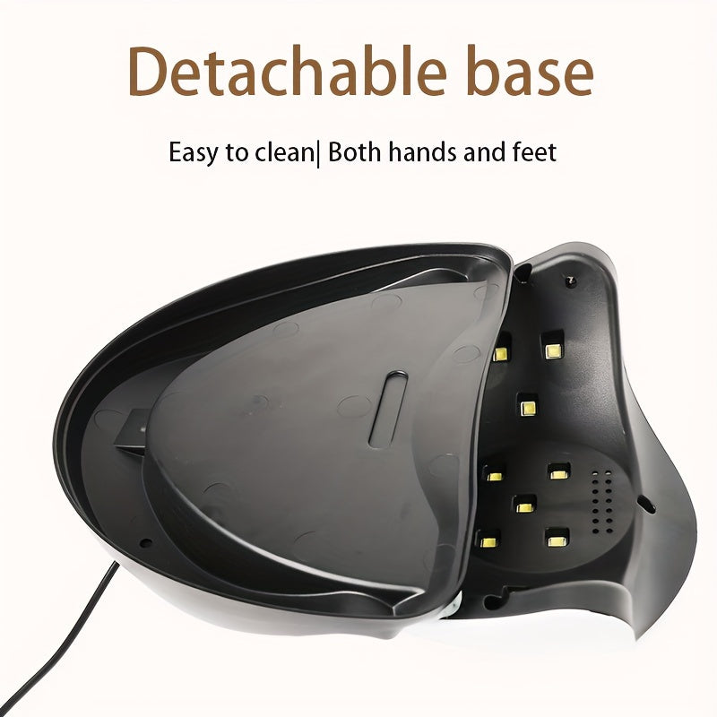 Professional Quick-Dry /LED Nail Lamp - /LED Light Machine for Fast Gel Polish, LCD Display & Operation (Adapter-Free) - & Salon Use, Low-Power /Blue Light for -Free Nail Hardening, No Odor