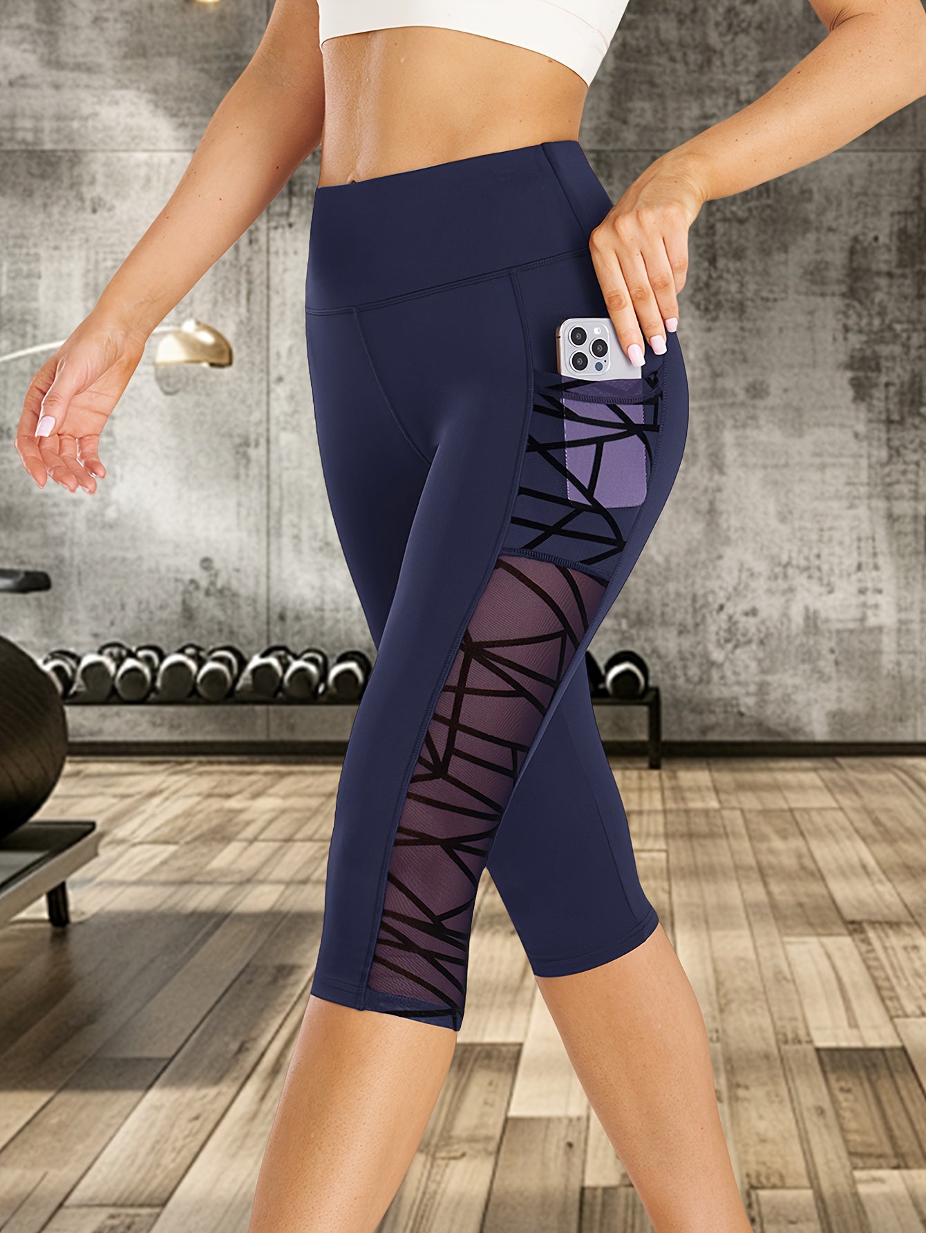 2 PCS Set Women's High-Elasticity Yoga Shorts with Panel Tummy Control Butt Lifting - Breathable Shaping Shorts Suitable for Gym, Pilates, - Spring/Summer/Fall Workout & Casual Wear
