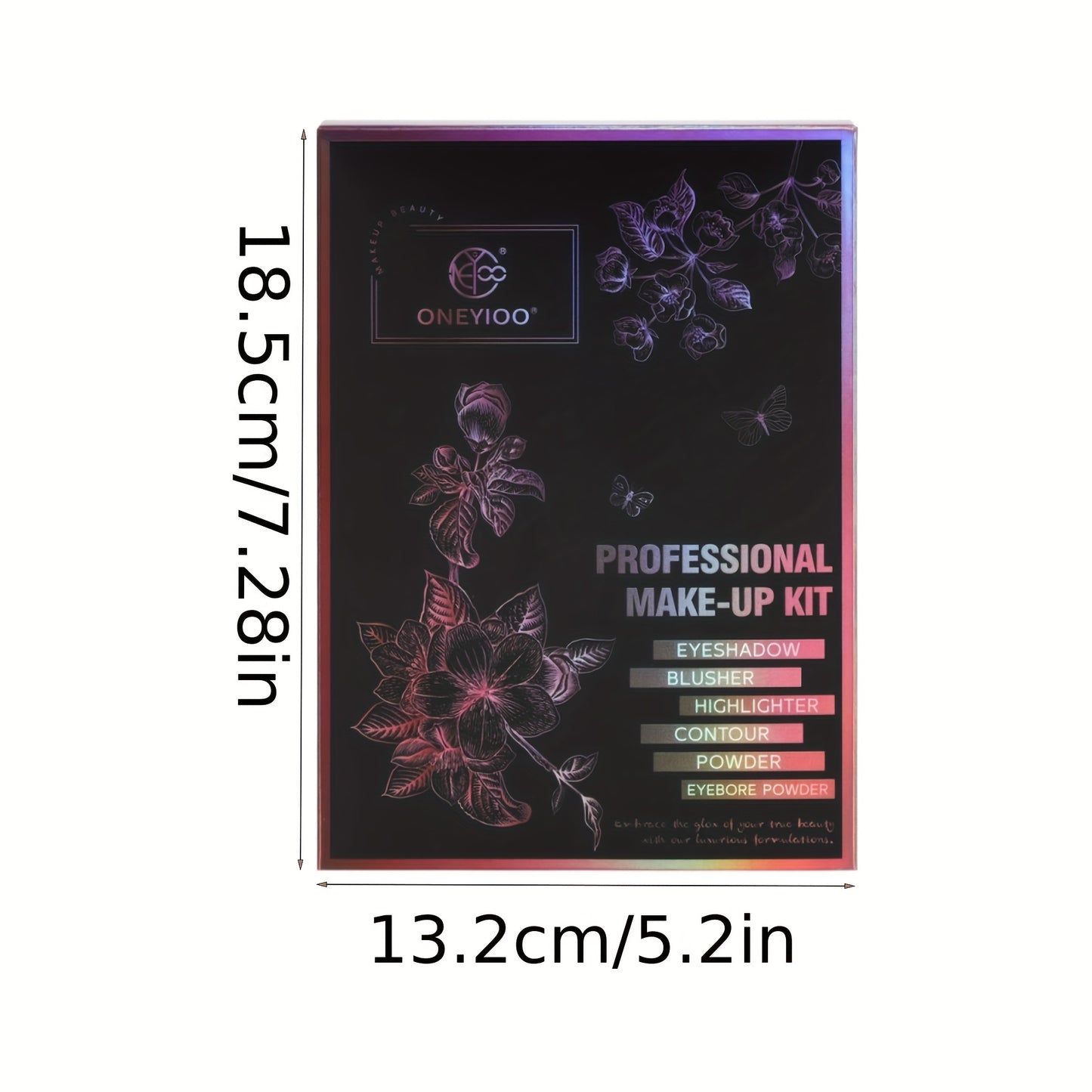 4-Page Makeup Palette, 55 Colors: 24 Eyeshadow Shades (Matte & Glitter), 6 Lip Colors, 9 Contour & Concealer Shades, 6 Highlighter & Eyeshadow Palettes in Berry, Pink, Purple, Red, Golden - Perfect Gift for Women on Special O