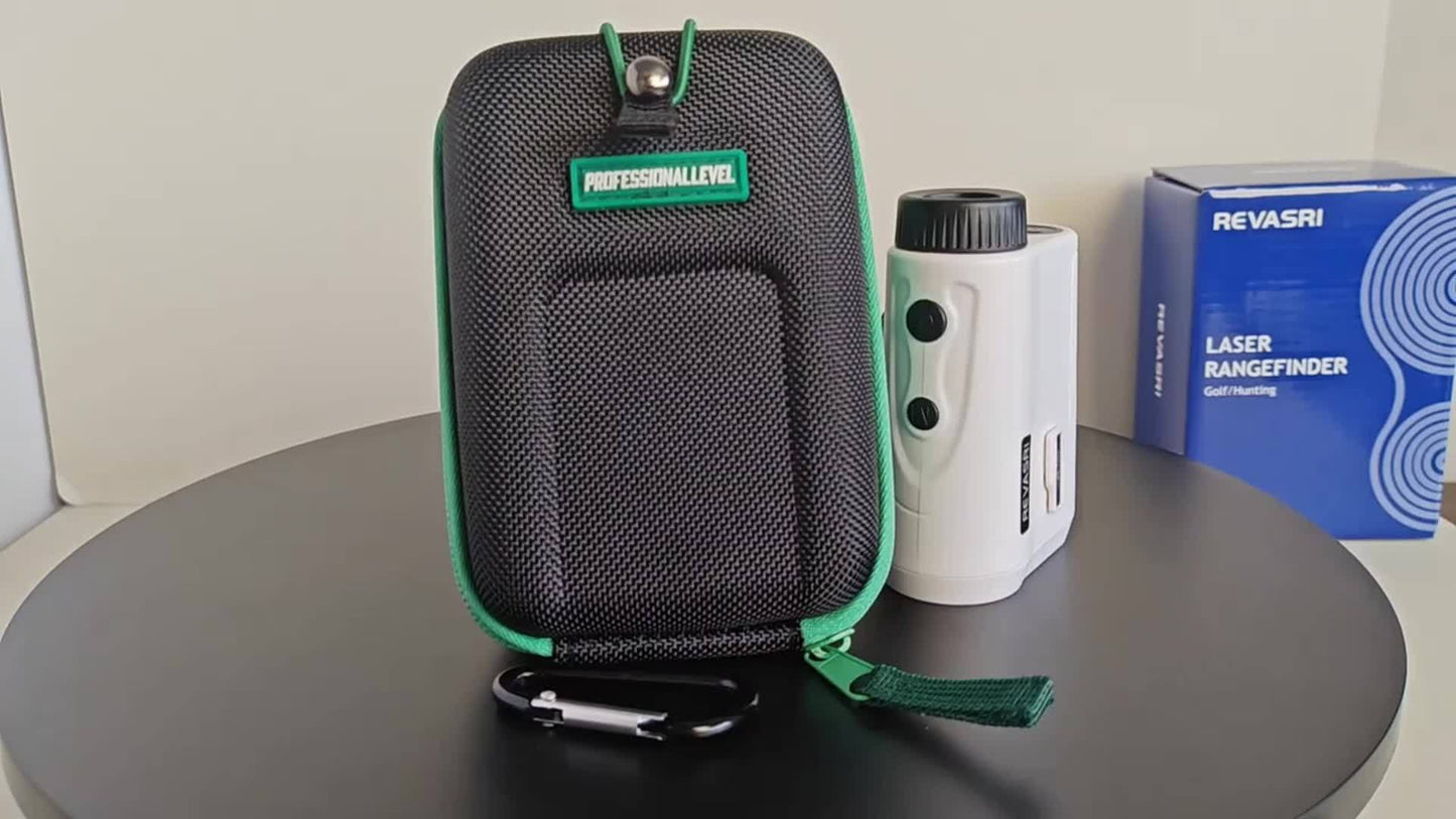 Golf Rangefinder with Slope And Pin Lock Vibration, External Slope Switch for Golf Tournament Legal, Rangefinders with Rechargeable Battery 914.4meter Laser Range Finder