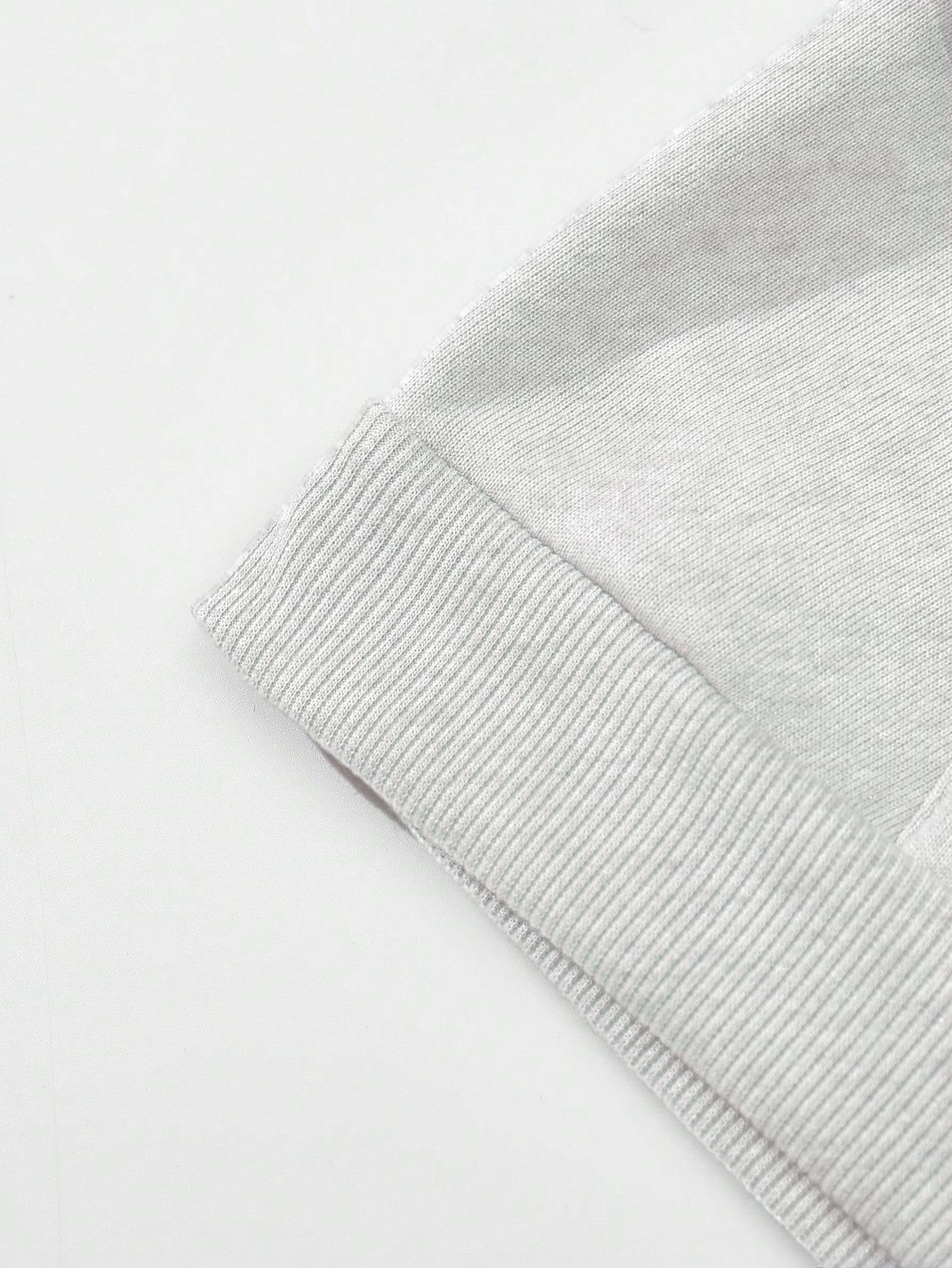 Autumn Winter Women's Casual Sports Two-Piece Set Long Sleeve Hooded Sweatshirt Sweatpants Set Tennis Pattern Lace-Up Pocket Design Simple Versatile Dynamic New Arrival