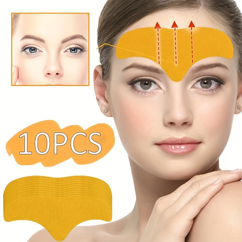 Set of 5 Boxes: 50pcs of EELHOE Collagen Infusion Patches for Forehead And Eyes, Firming, And Lifting for a Smooth, Youthful, And Glowing Complexion - Mild, Non-Irritating, And Alcohol-Free Skincare Option