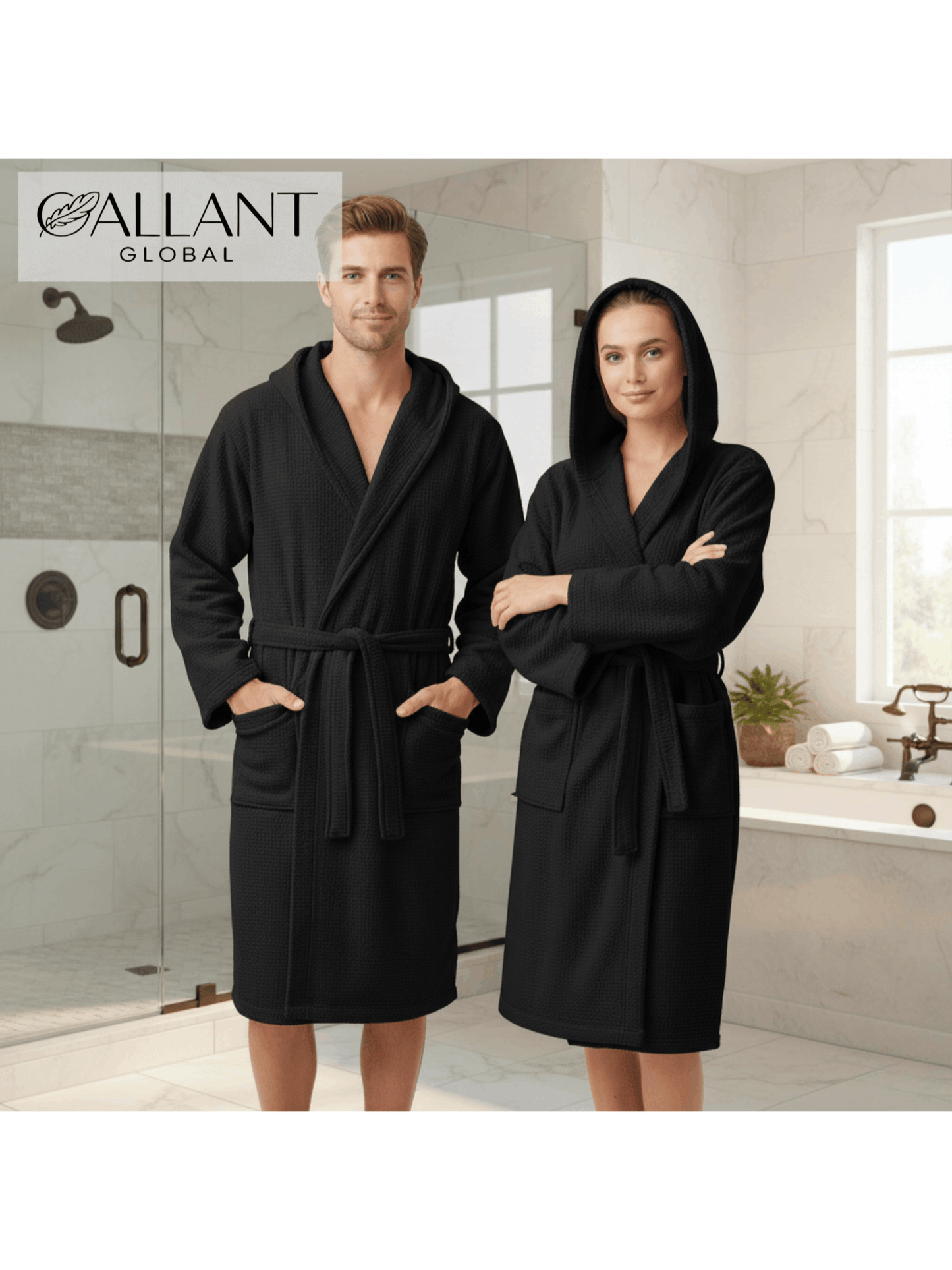 M-2XL Plus Size 4 Colors Premium Men Women 100% Luxury Cotton Super Soft Terry Towel Bath Hooded Robe Ladies Dressing Gowns Towel Bathrobe Nightwear Housecoat Bathing Apparel Supplies