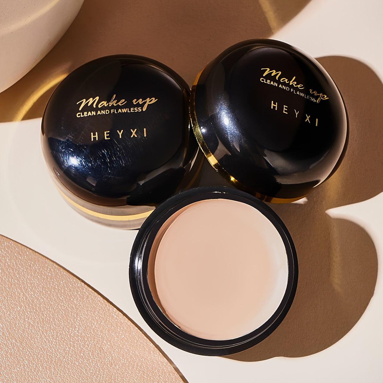 2 PCS Set Full Coverage Concealer - Waterproof, Matte Finish, Suitable for All Skin Tones, Hides and Dark Spots, Long-Lasting, Multi-Color, Plant-Based Formula