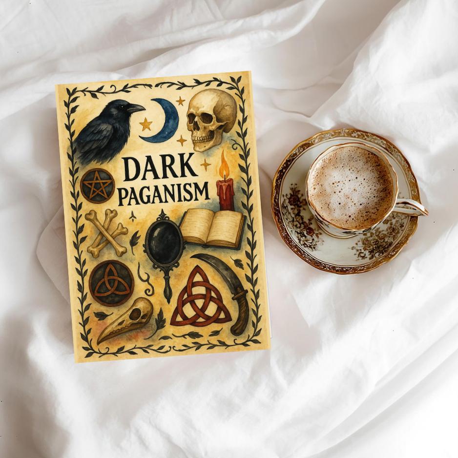 Unlock the Shadows: Black Magic Secret Dark Paganism Witch Guide Kit for Adult Practitioners. Premium Ritual Set for Shadow Work, Occult Guidebook Divination Embrace the Mysterious Path of Advanced Witchcraft
