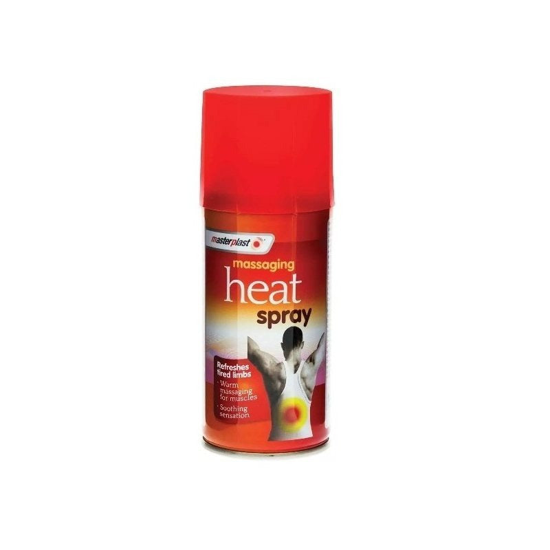 2  PCS Set Master Plast Heat Massaging Warming Solution 150ml Body Comfort Heat Formula for Muscle Massage, Pain Relief Relaxation & Active Lifestyle Care Sports Activities