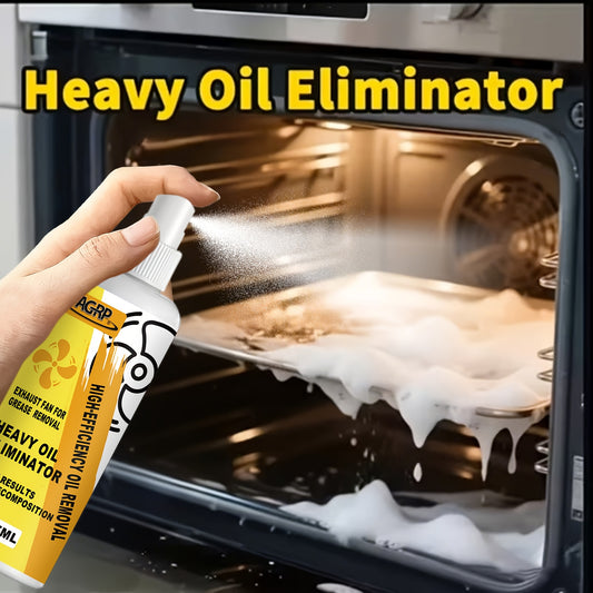 Powerful Kitchen Oil Removal Spray - Suitable for Metal and Plastic Surfaces, Removes Oil from Exhaust Fans, Ovens, Stoves, Cookware and Pans, Ideal for Home Chefs and Professional Chefs