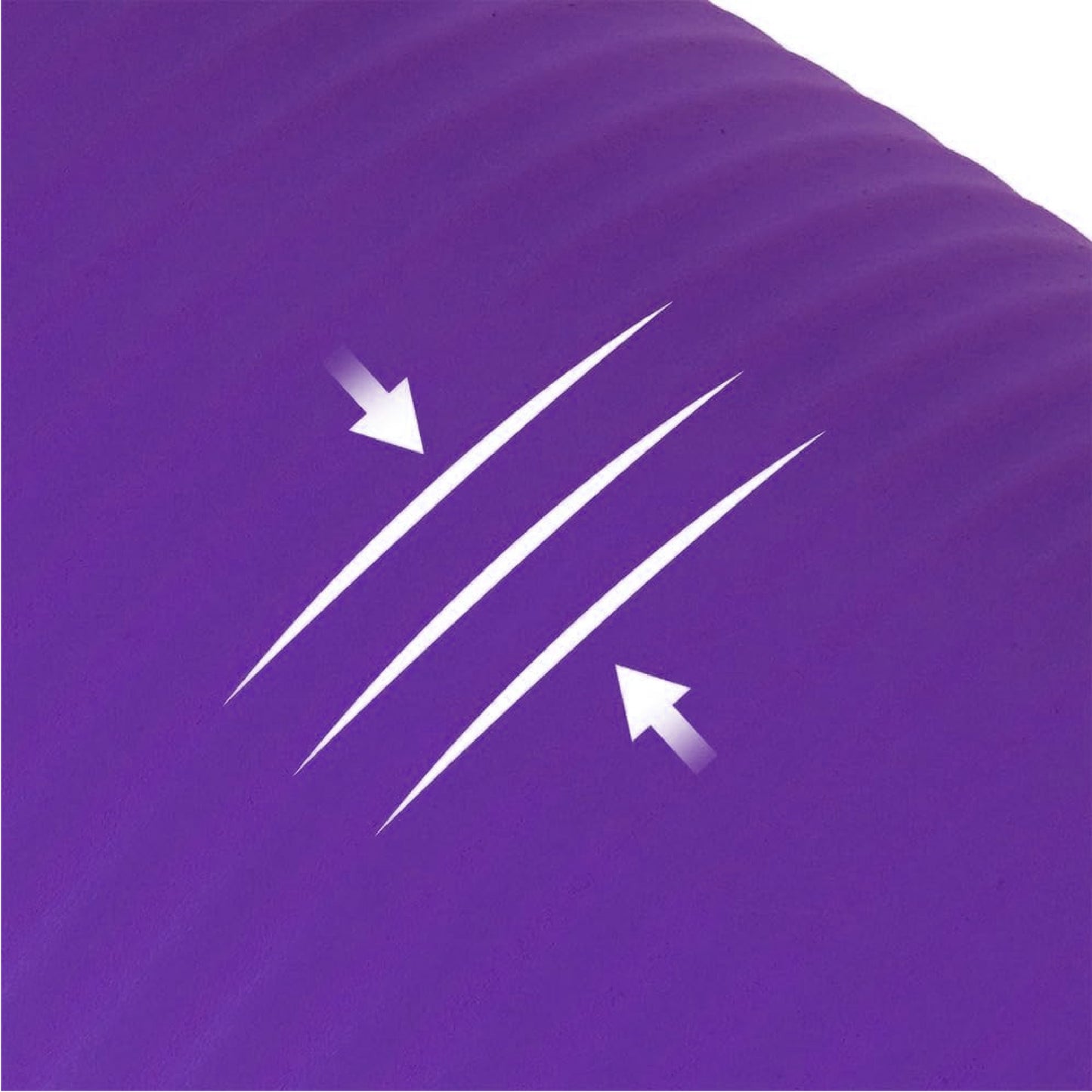 3 PCS Set Premium Yoga Mat – Non-Slip, Extra Thick Exercise Mat Pack of 3 (Purple)