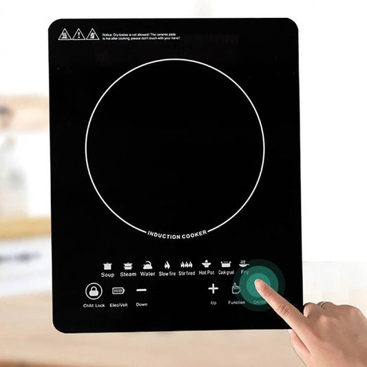 Electric Induction Hob Portable Digital Touch Single Cooker Hot Plate Tool for Home Kitchen Outdoor Camping