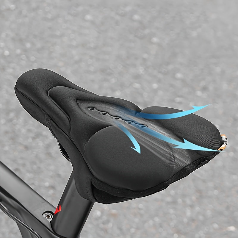 NEW Bike Saddle Cover Comfortable Breathable Seat Cover Soft Sponge Bike Seat Cushion
