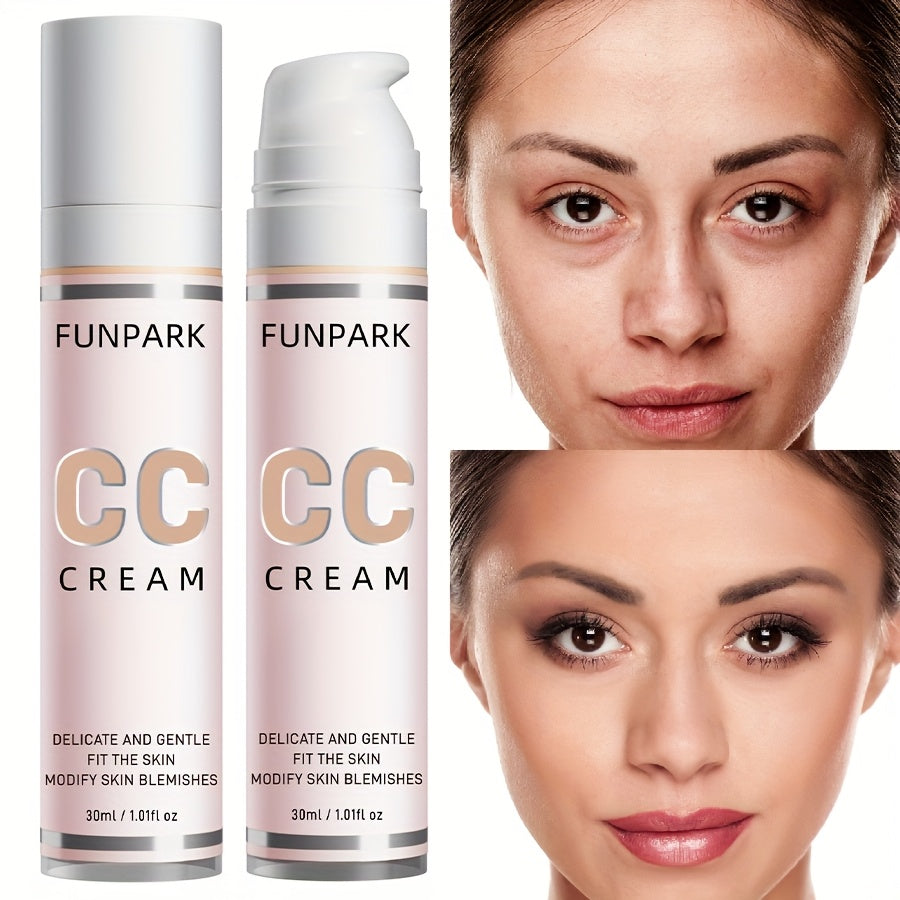 CC Cream, Cover Freckles and Wrinkles, Create Flawless Skin, Whitening Brightening Cream Light Texture, Easy to Apply, Long Lasting Makeup Concealer Women Beauty Salon Spa Accessories Cosmetic Supplies