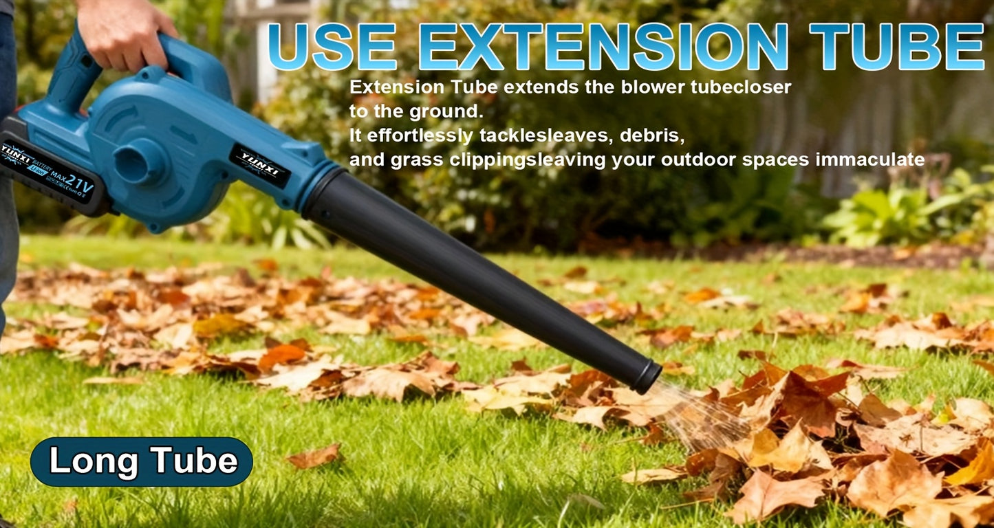 Wireless Turbo 4000MAh Cordless Blade Blower, Powerful Electric Blower, with Battery And Charger, Portable Brushless Design, Suitable for Lawn, Yard, Road And Car Cleaning, Portable Blade Blower