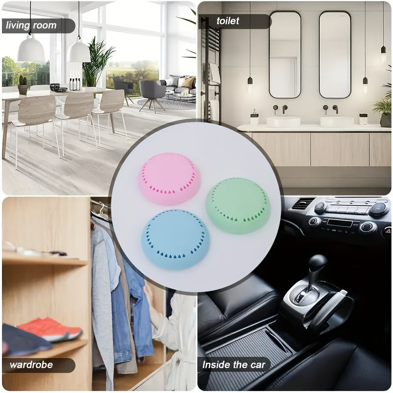 10 PCS Fragrances - Lavender, Cherry Blossom, Rose, Long-Lasting Deodorant, Solid Air Freshener Suitable for Bathroom, Bedroom, Car, And Home - Deodorizing for Cabinets And Toilets - Cleaning Supplies