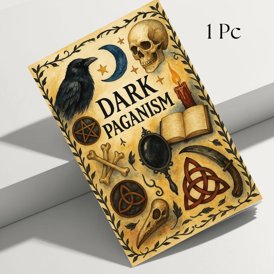 Unlock the Shadows: Black Magic Secret Dark Paganism Witch Guide Kit for Adult Practitioners. Premium Ritual Set for Shadow Work, Occult Guidebook Divination Embrace the Mysterious Path of Advanced Witchcraft