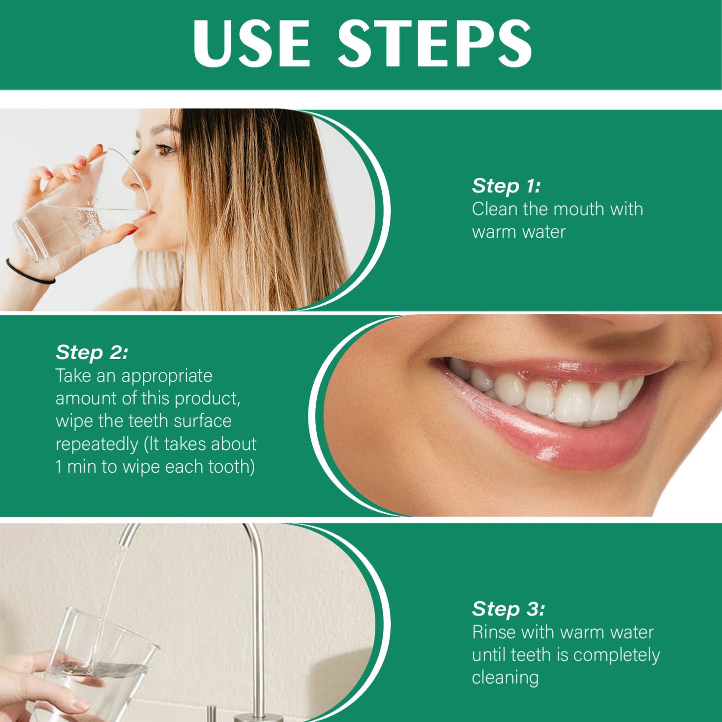 3 Days Teeth Serum, Dual-action Formula, Fresh Mint-Flavored, Fast Cleans Dirt on Tooth Surfaces, Freshens Breath, Deeply Cleanses the Oral, Completely Care to Tooth, Teeth Brightening, Gift for Girlfriend