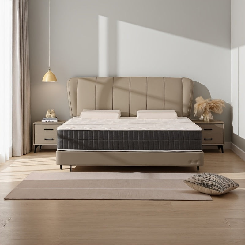Super King 20cm/25cm Thick, Pocket Spring Mattress Single/Small Double/Double/King, 7-Zone Ergonomic Support, Medium Firm, Breathable Comfort, Vacuum Packed for Easy Setup, Bedroom Comfort, Breathable Design, Layered Comfort,