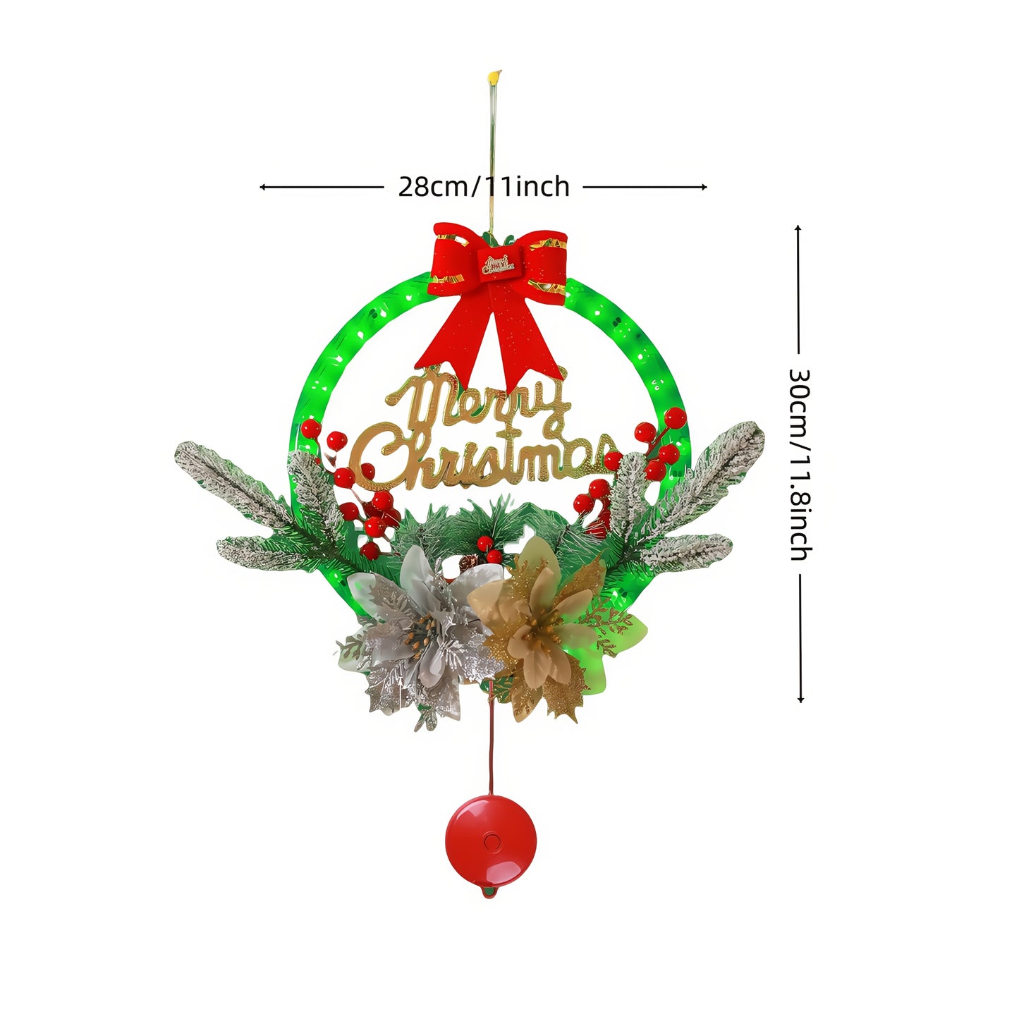 New DIY Christmas Sign with 8 Light Flashing Functions & Timer - Multifunctional LED Holiday Decorations, Retro/Modern Neon "Merry Christmas" Marquee Lights for Festive Gifts and Home Décor (IP44 Splashproof)