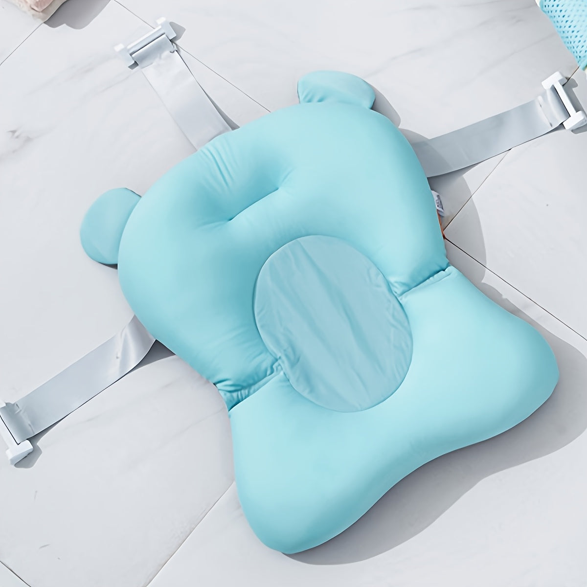 A Baby Float Pad with Adjustable Straps for a Comfortable Bathing Experience, Made of Breathable Polyester Mesh, Suitable for Both Boys And Girls in Bathtubs, a Must-Have for Expectant Parents, And a Perfect Gift for Babies f