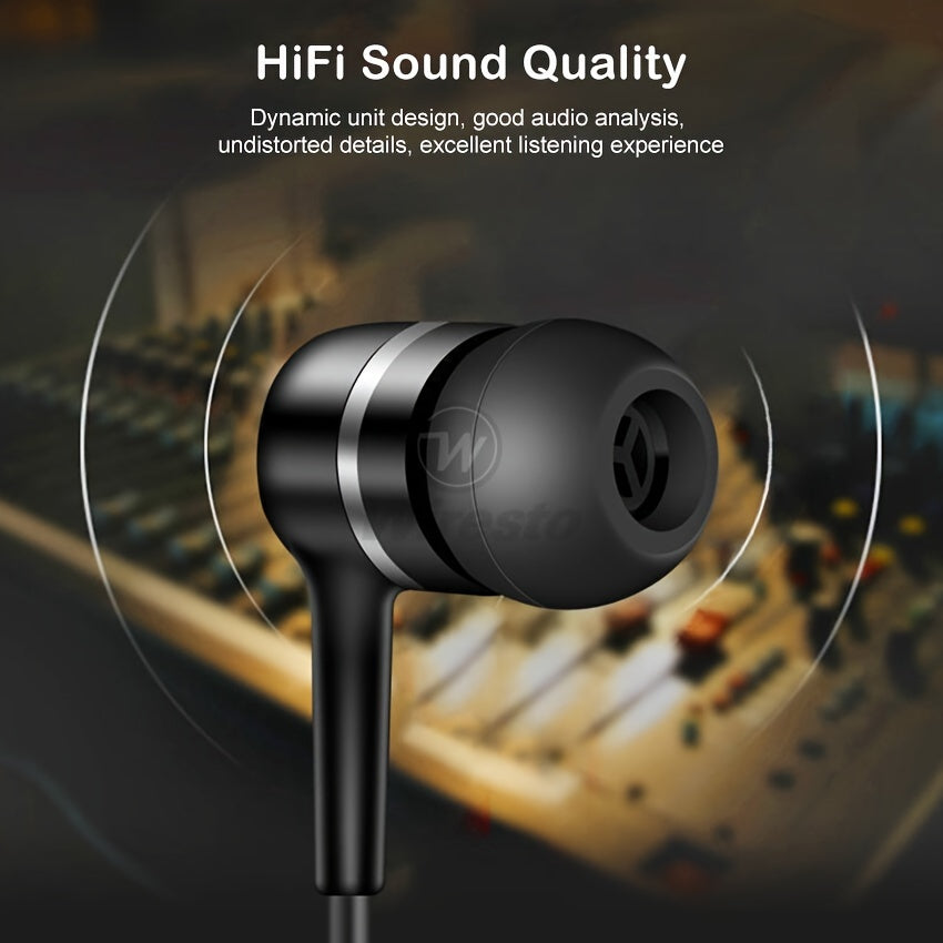 4/8 PCS Set Noise-Canceling In-Ear Headphones with Microphone, Powerful Bass, High Definition, 3.5mm Jack, Tangle-Free Cables, Suitable for MP3, Computer, Gaming, Live Streaming, Karaoke, Sports, Running, Rope Skipping, Gift