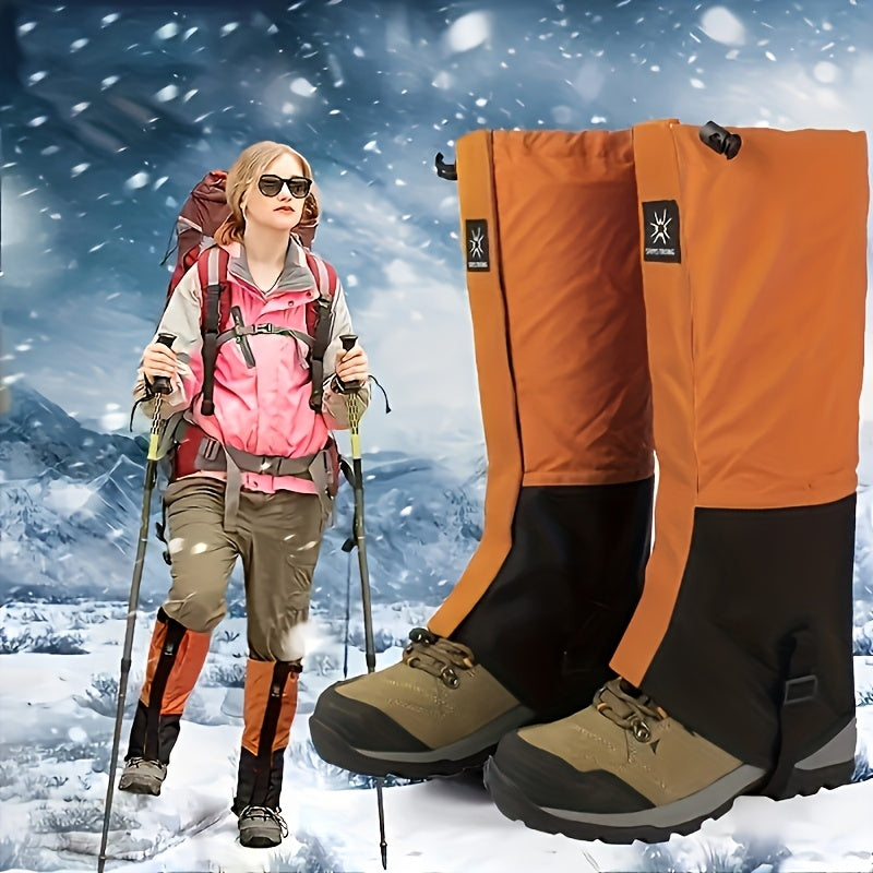 Outdoor Leg Protectors Suitable for Everyone - Advanced for Hiking, Hunting, Camping, Skiing, Desert Walking, And Mountaineering with Breathable Gaiters for Men And Women - Adjustable Fit for Ultimate Comfort - 1 Pair