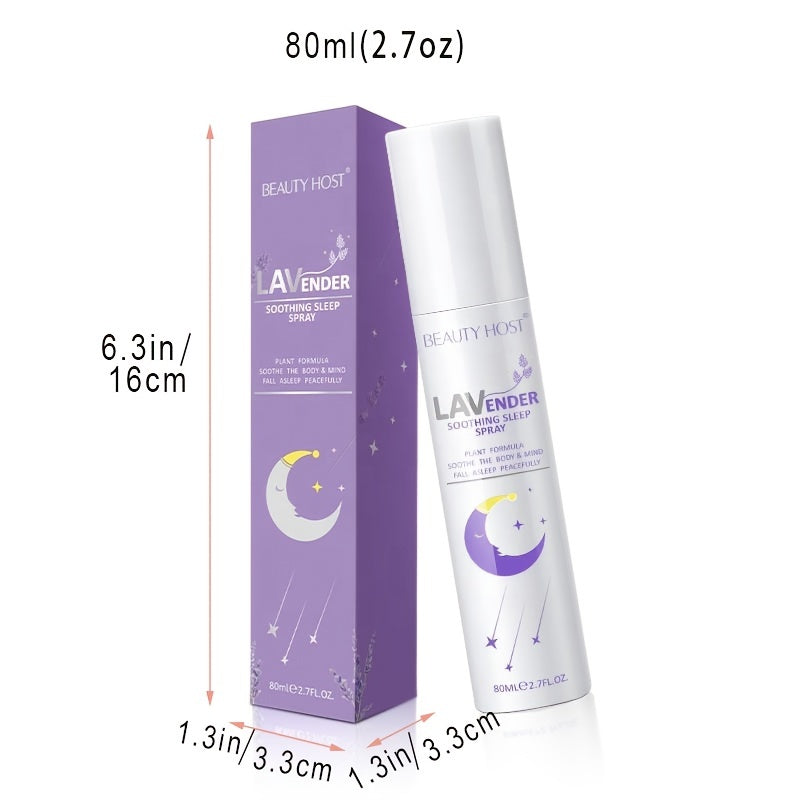 1pc Lavender Sleep Spray - Room Pillow Spray For Deep Sleep - 80ml Anti-Stress Relaxing Spray