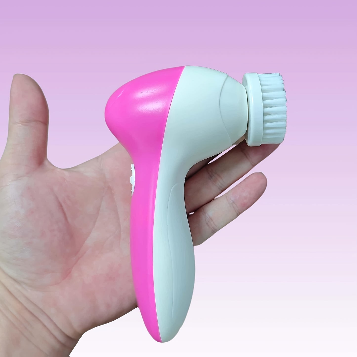 NEW Arrivals 5-in-1 Multi-Functional Facial Cleansing Device - Electric Facial Cleansing Brush - Used for Exfoliation, Skincare - Women's Rotating Cleaning Tool - Battery Powered Skin Care Supplies